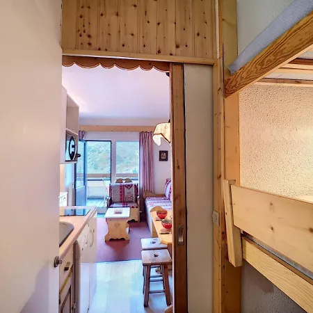 Agreable 2p Cabine, 6 Pers, 35m², Sud-ouest, Wi-fi, Au Pied Des Pistes - Les Menuires - Fr-1-178-169 Apartment Saint-Martin-de-Belleville